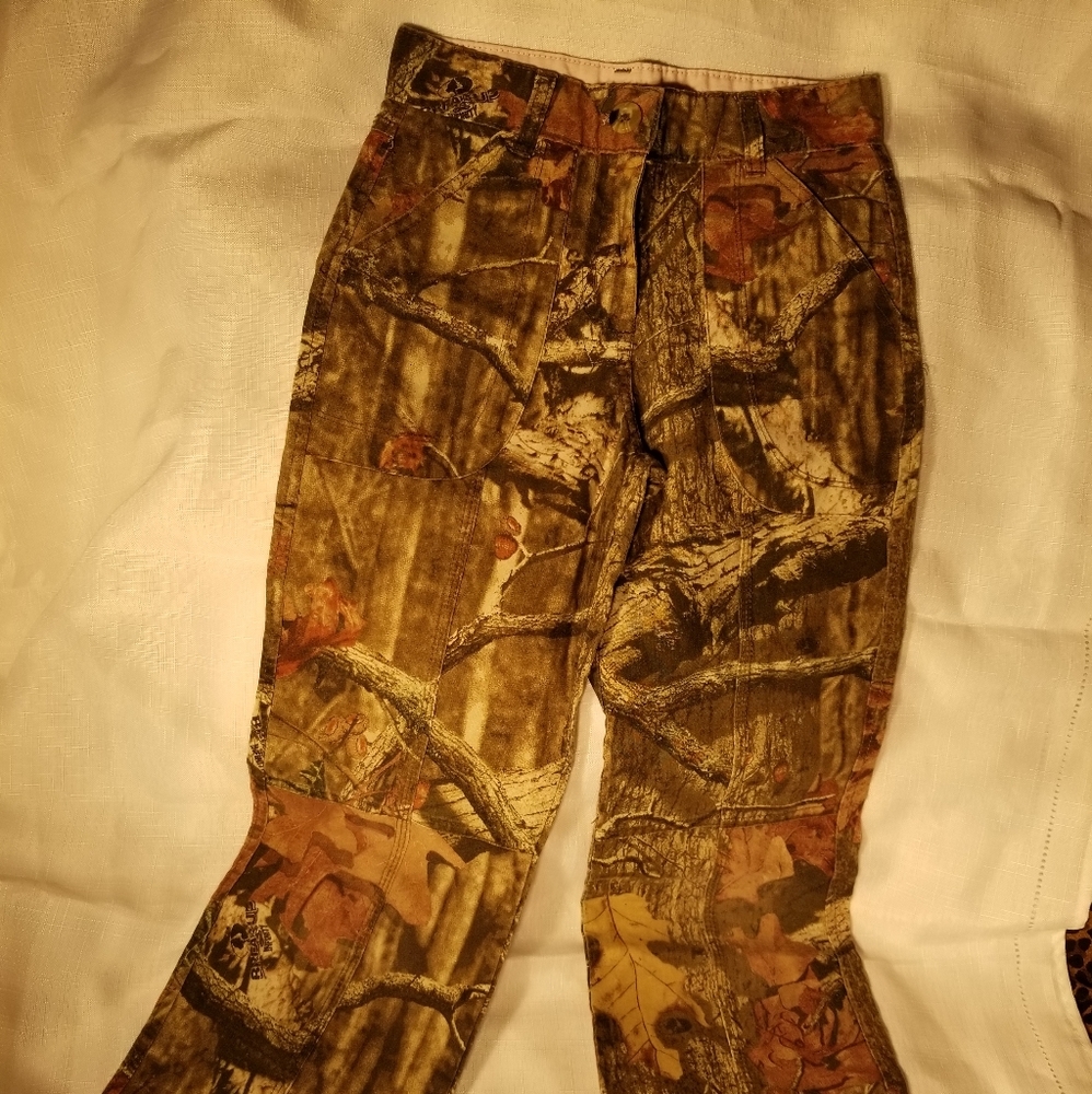 Girls Mossy Oak Camouflage Pants